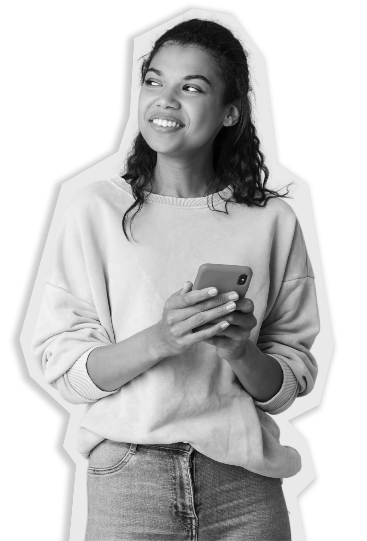 Person engaging with mobile banking app on a smartphone.